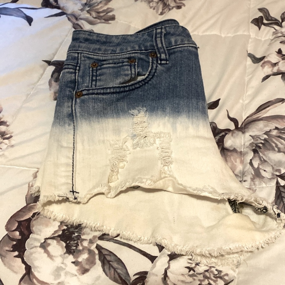Jean shorts basically brand new.